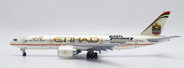 XX40111 | JC Wings 1:400 | Boeing 777-200LR Etihad Airways Fast & Furious 7 Reg: A6-LRE