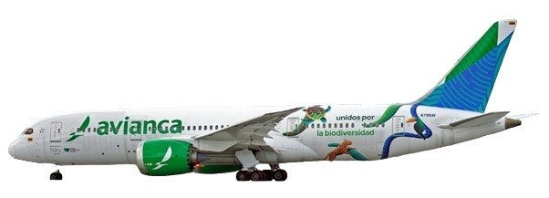 XX40290 | JC Wings 1:400 | Boeing 787-8 Avianca Unidos por la Biodiversidad N799AV | was due August 2024