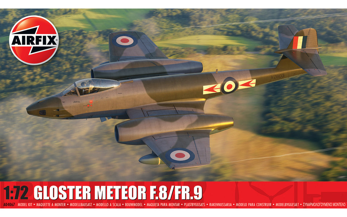 A04067 | Airfix 1:72 |  Airfix kit - Gloster Meteor F.8/FR.9 RAF