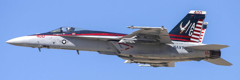 HA5143 | Hobby Master Military 1:72 | F/A-18E Hornet Knighthawks 166817, VFA-136, USS Trumman 2024 | is due November 2025