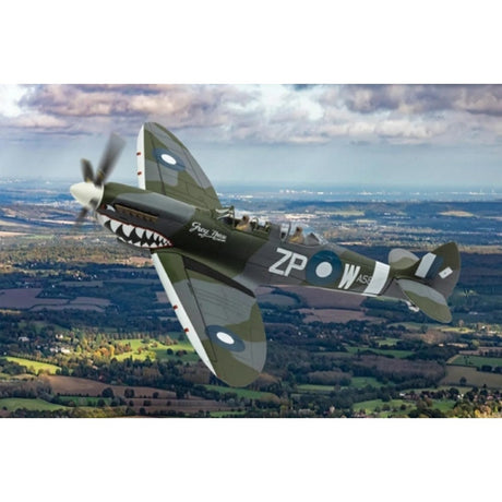 CA29201 | Corgi 1:72 | Supermarine Spitfire T.9 TE308 (G-AWGB) Finished as A58-606 'Grey Nurse' Sharkmouth, operated by Biggin Hill Heritage Hangar | is due June 2025
