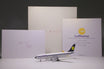 Yu Model 1:400 scale Airbus A300B2 Lufthansa die-cast aircraft model.