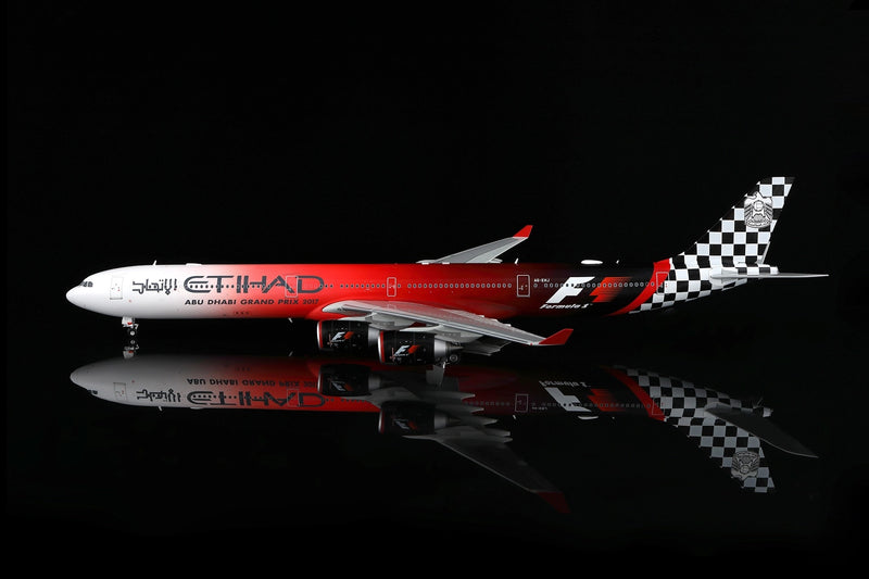 L2173 | SQ Wings 1:200 | Airbus A340-600 Etihad Airways ABU DHABI GRAND PRIX 2017 A6-EHJ | is due December 2025