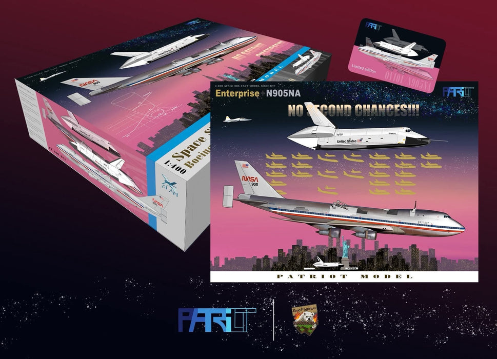 PT-400-023 | Patriot Models 1:400 | Boeing 747-123 NASA Space Shuttle Enterprise 0V-101, N905BA | is due December 2025