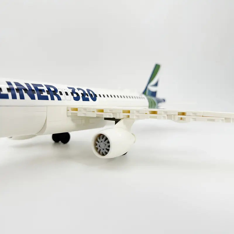 WIBU0009 | Unbranded | Jetliner 320  Building Blocks 133 pcs
