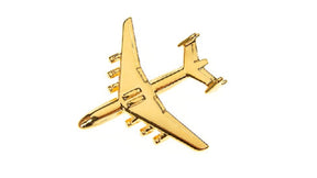 CL043 | Clivedon Collection Pin Badges | Antonov AN-225 22ct Gold plated pin badge
