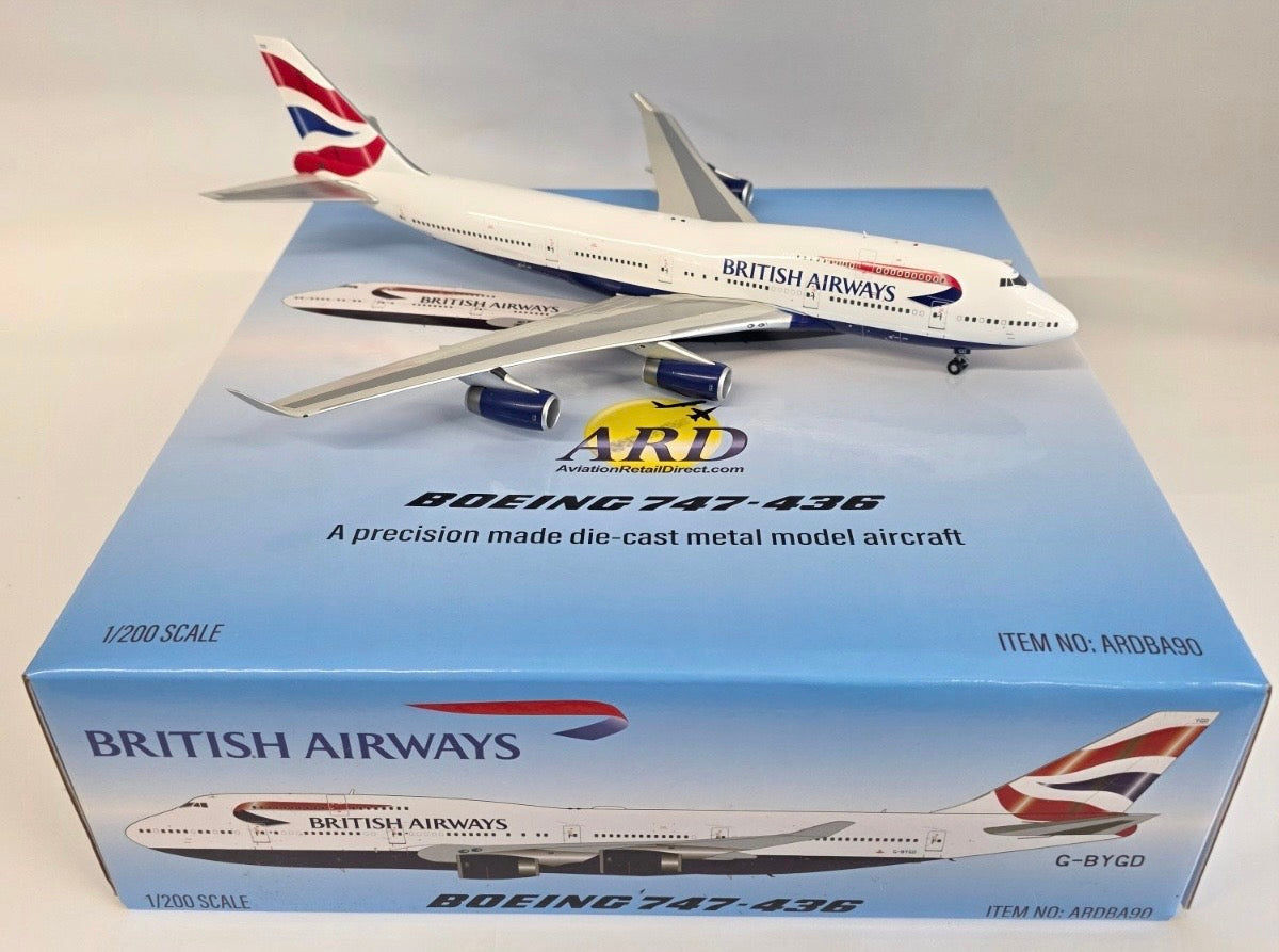ARDBA90 | ARD Models 1:200 | Boeing 747-436 British Airways G-BYGD Chatham