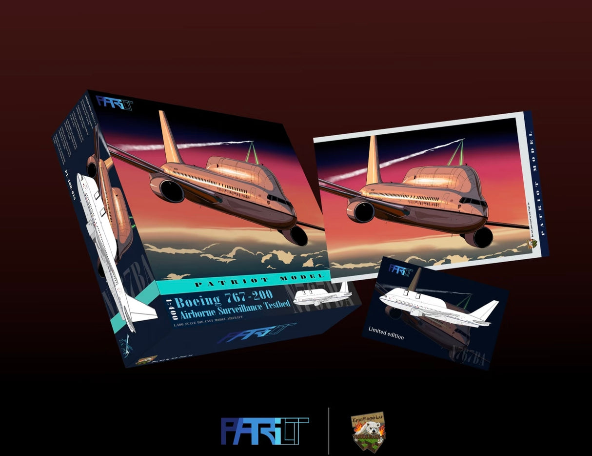 PT-400-018 | Patriot Models 1:400 | Boeing 767-200 Airborne Surveillance Testbed N767BA