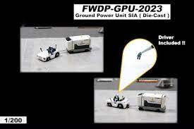 FWDP-GPU-2023 | Fantasy Wings 1:200 | Airport Accessories - Ground Power Unit set 'SIA'