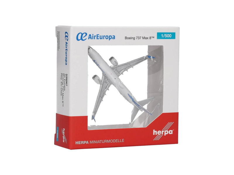 539067 | Herpa Wings 1:500 | Boeing 737Max8 EC-OGS Air Europa