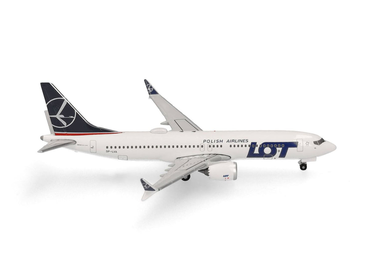 539098 | Herpa Wings 1:500 | Boeing 737 Max 8 SP-LVA LOT Polish Airlines