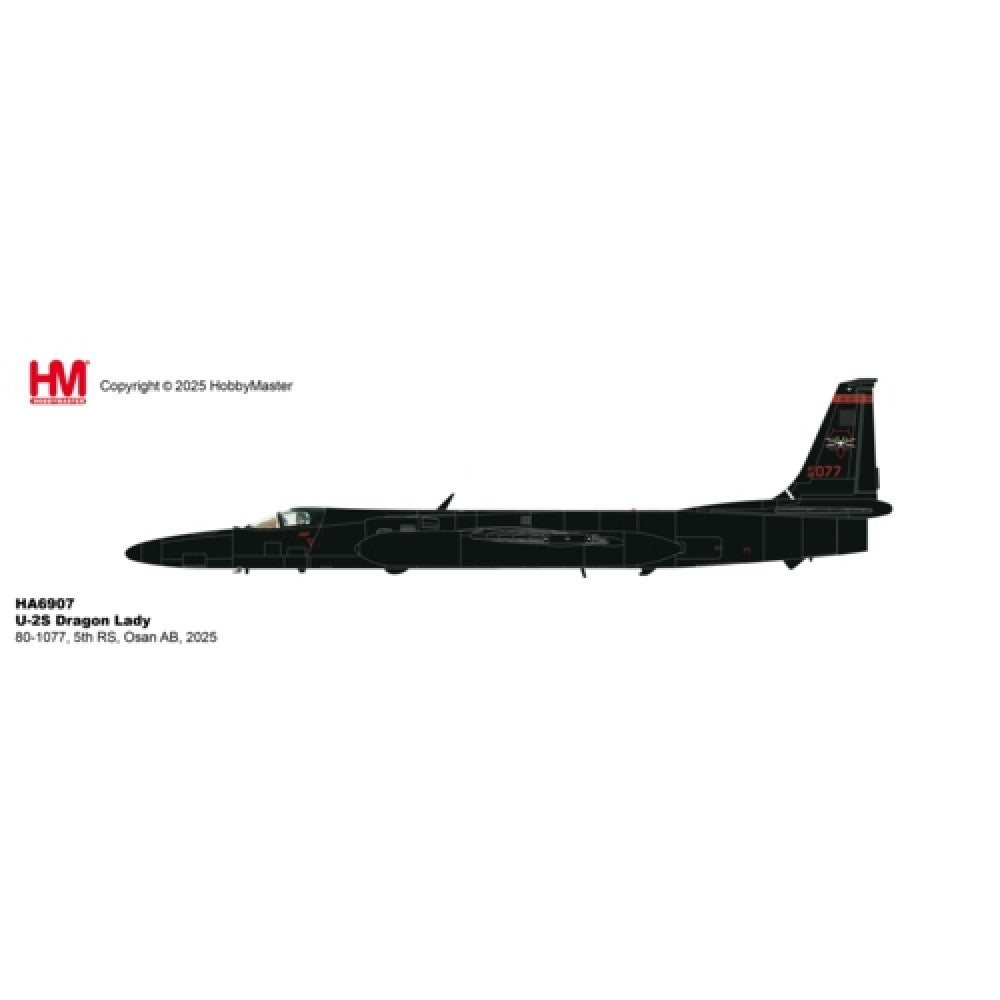 HA6907 | Hobby Master Military (1/72) | U-2S Dragon Lady 80-1077, 5th RS, Osan AB, 2025