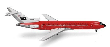 537551 | Herpa Wings 1:500 | Boeing 727-200 Braniff International Solid Red – N401BN