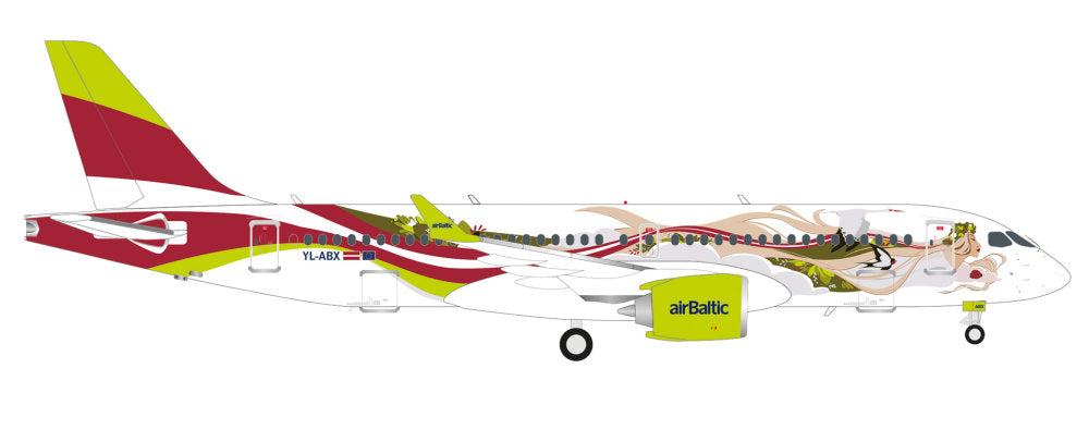 562850 | Herpa Wings 1:400 | Airbus A220-300 airBaltic 50th A220 – YL-ABX | is due July 2025