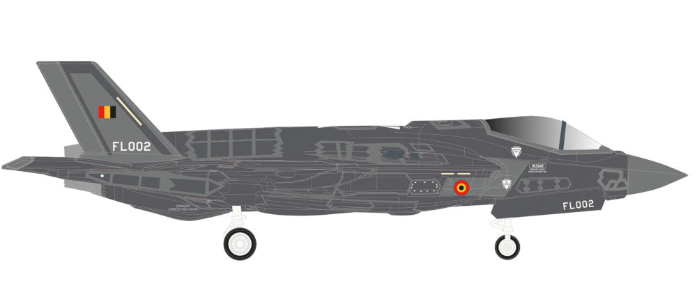 573641 | Herpa Wings 1:200 | F-35A Lightning II Belgian Air Component Lockheed Martin - 312th Fighter Squadron, Luke Air Base – FL002