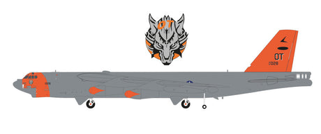 573726 | Herpa Wings 1:200 | Boeing B-52H U.S. Air Force Stratofortress - 49th Test and Evaluation Squadron, 53rd Bomb Wing, Barksdale - Heritage Test orange livery – 61-0028
