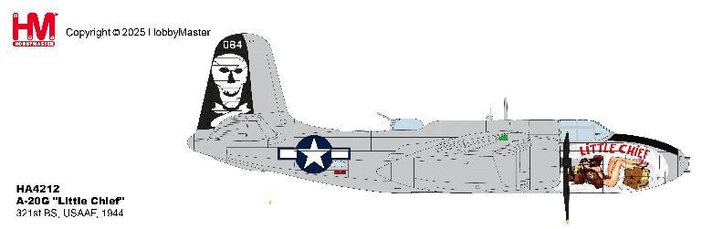HA4212 | Hobby Master 1:72 | "A-20G " "Little Chief" " 321st BS, USAAF, 1944" | is due February 2025