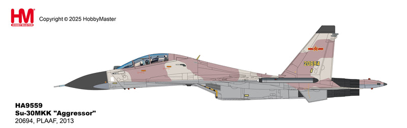HA9559 | Hobby Master 1:72 | "Su-30MKK ""Aggressor""  20694, PLAAF, 2013" | is due February 2025