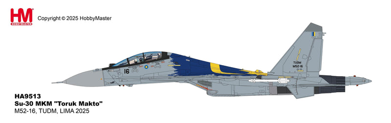 HA9513 | Hobby Master 1:72 | "Su-30 MKM ""Toruk Makto""  M52-16, TUDM, LIMA 2025" | is due February 2025