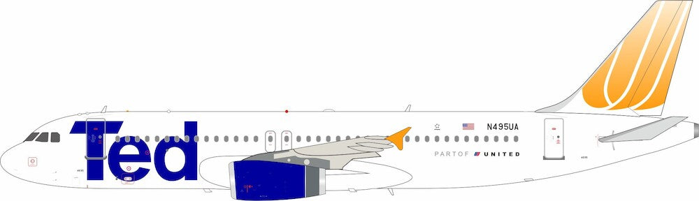 IF320UA05R | InFlight200 1:200 | Airbus A320-232 TED United Airlines N495UA | is due April 2025