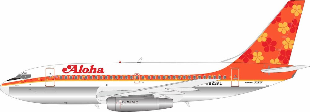 IF732AQ0924P | InFlight200 1:200 | Boeing 737-200 Aloha Airlines N823AL Polished | is due April 2025