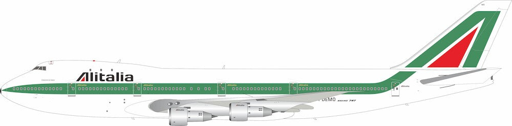 IF742AZ0525R | InFlight200 1:200 | Boeing 747-243B Alitalia I-DEMO | is due April 2025