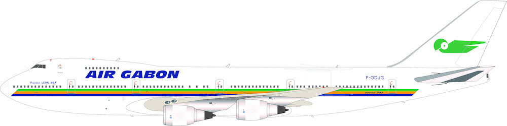 IF742GN0625R | InFlight200 1:200 | Boeing 747-200 Air Gabon F-ODJG | is due April 2025