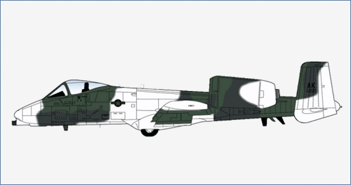 HA1336 | Hobby Master 1:72 | Fairchild A-10A 80-0221 Thunderbolt II | USAF 'Arctic Scheme'