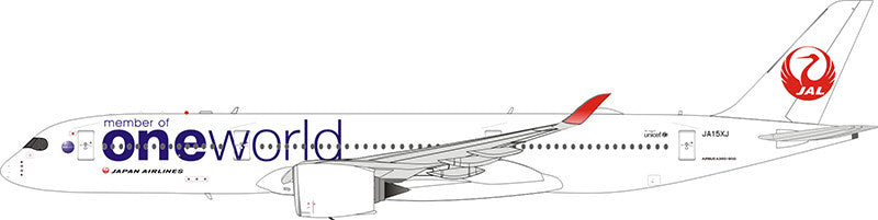 AV4122 | Aviation 400 1:400 | Airbus A350-941 JAL One World JA15XJ (with stand)
