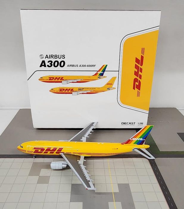 SA2016 | JC Wings 1:200 | Airbus A300B4-600R(F) DHL D-AEAS, 'Pride Livery' (with stand)