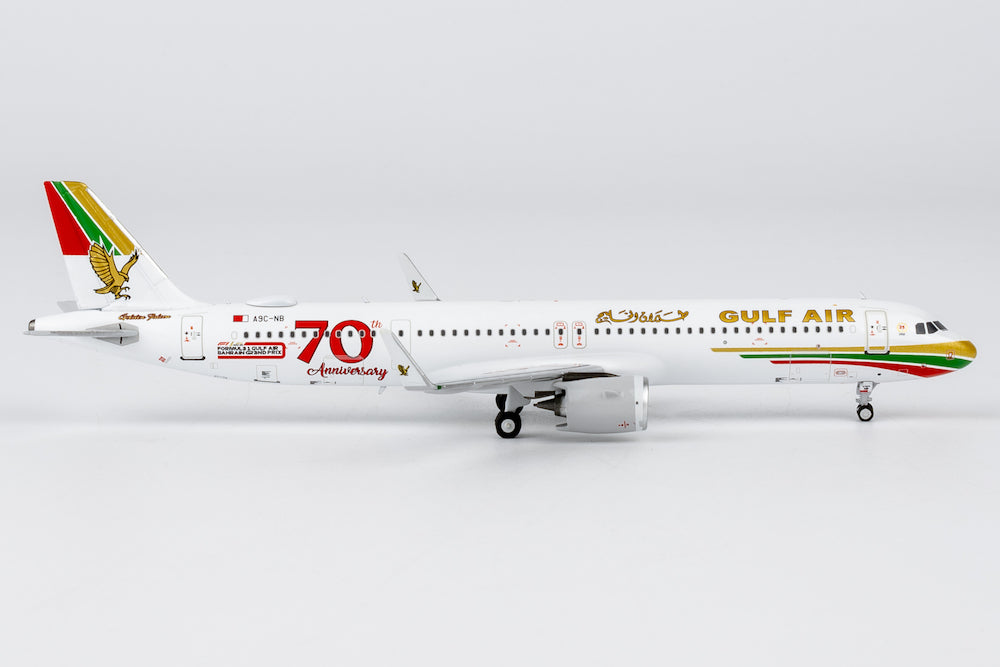 NG13146 | NG Models 1:400 | Airbus A321neo Gulf Air A9C-NB (75th Anniversary livery)
