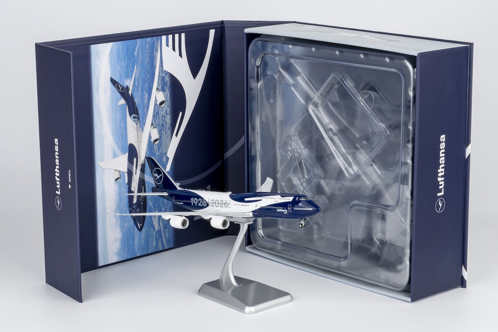 NG78045 | NG Models 1:400 | Boeing 747-8i Lufthansa D-ABYN (100 Years Anniversary; Luxurious Packaging) (with stand)