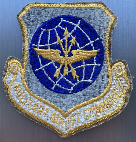 PATCH23 | ARD Souvenirs Patches | 80mm Embroidered Patch - Military Airlift Command.