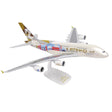 PPC Models 1:200 die-cast metal Airbus A380 model in Etihad Airways UK livery.