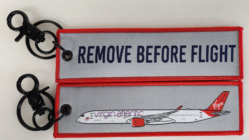RBFVIRGINA350 | Gifts Key Rings | Remove Before Flight | Virgin Atlantic A350