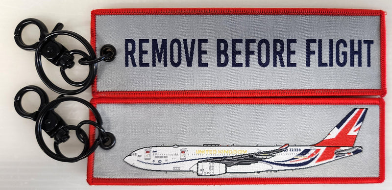 RBFRAFZZ336 | Gifts Key Rings | Remove Before Flight | RAF Voyager KC.3 ZZ336