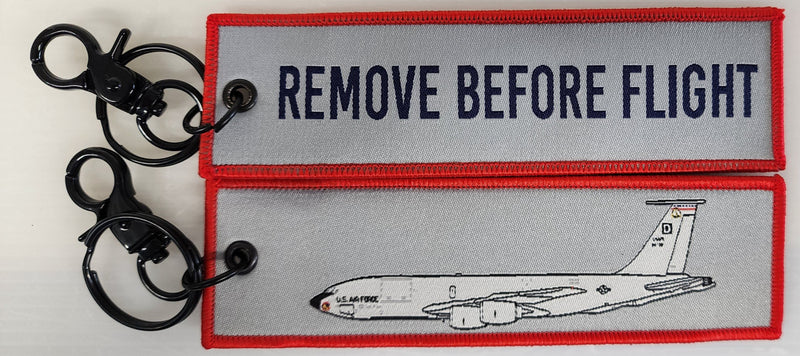 RBFUSAFKC135R | Gifts Key Rings | Remove Before Flight | USAF KC135R 'Mildenhall'