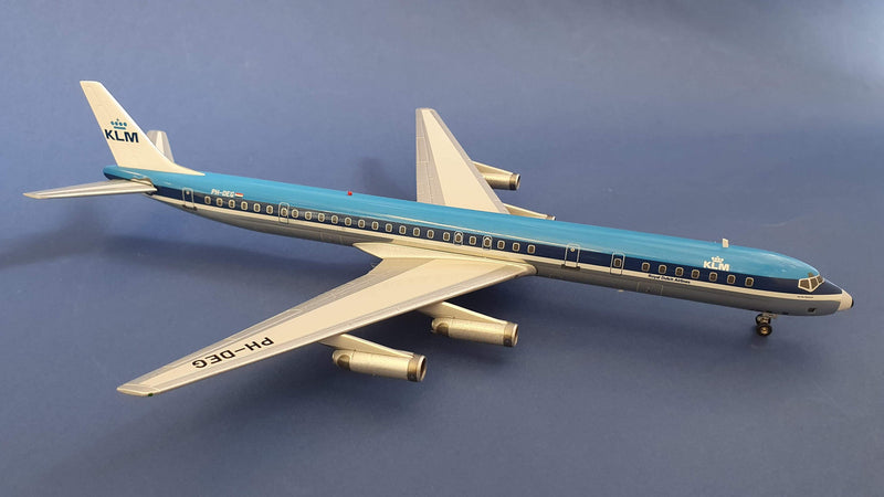 e | InFlight200 1:200 | McDonnell Douglas DC-8-63 KLM PH-DEG ( with stand )