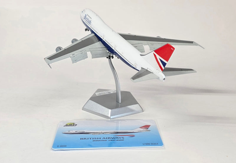 ARD4BA23FD | ARD Models 1:400 | Boeing 747-200 British Airways G-BDXK 'Negus' (Flaps Down)