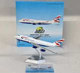 ARD4BA24FD | ARD Models 1:400 | Boeing 747-400 British Airways G-BNLX 'Chatham' (Flaps Down)