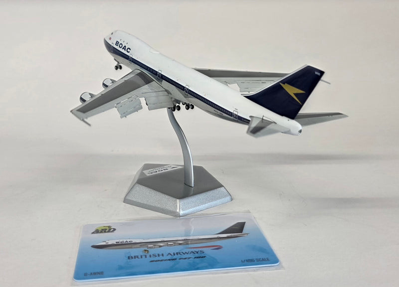 ARD4BA21FD | ARD Models 1:400 | Boeing 747-100 BOAC G-AWNB (Flaps Down)