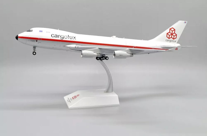 XX20051C | JC Wings 1:200 | Boeing 747-400FER Cargolux retro livery LX-NCL interactive series