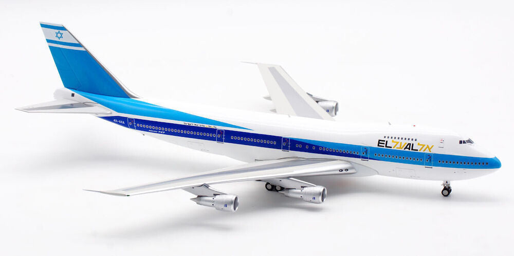 IF742LY1021 | InFlight200 1:200 | El Al Israel Airlines Boeing 747-200 4X-AXA With Stand