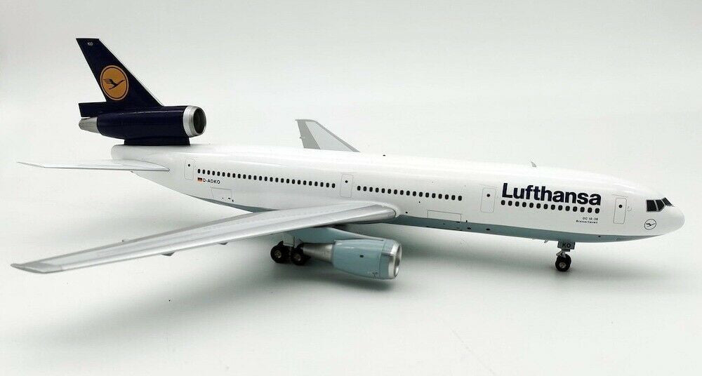 JF-DC10-3-010 | JFox Models 1:200 | DC-10-30 Lufthansa D-ADKO (with stand)