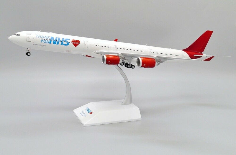 XX20097 | JC Wings 1:200 | Maleth Aero Airbus A340-600 Thank you NHS 9H-EAL(with stand)**PRE OWNED**