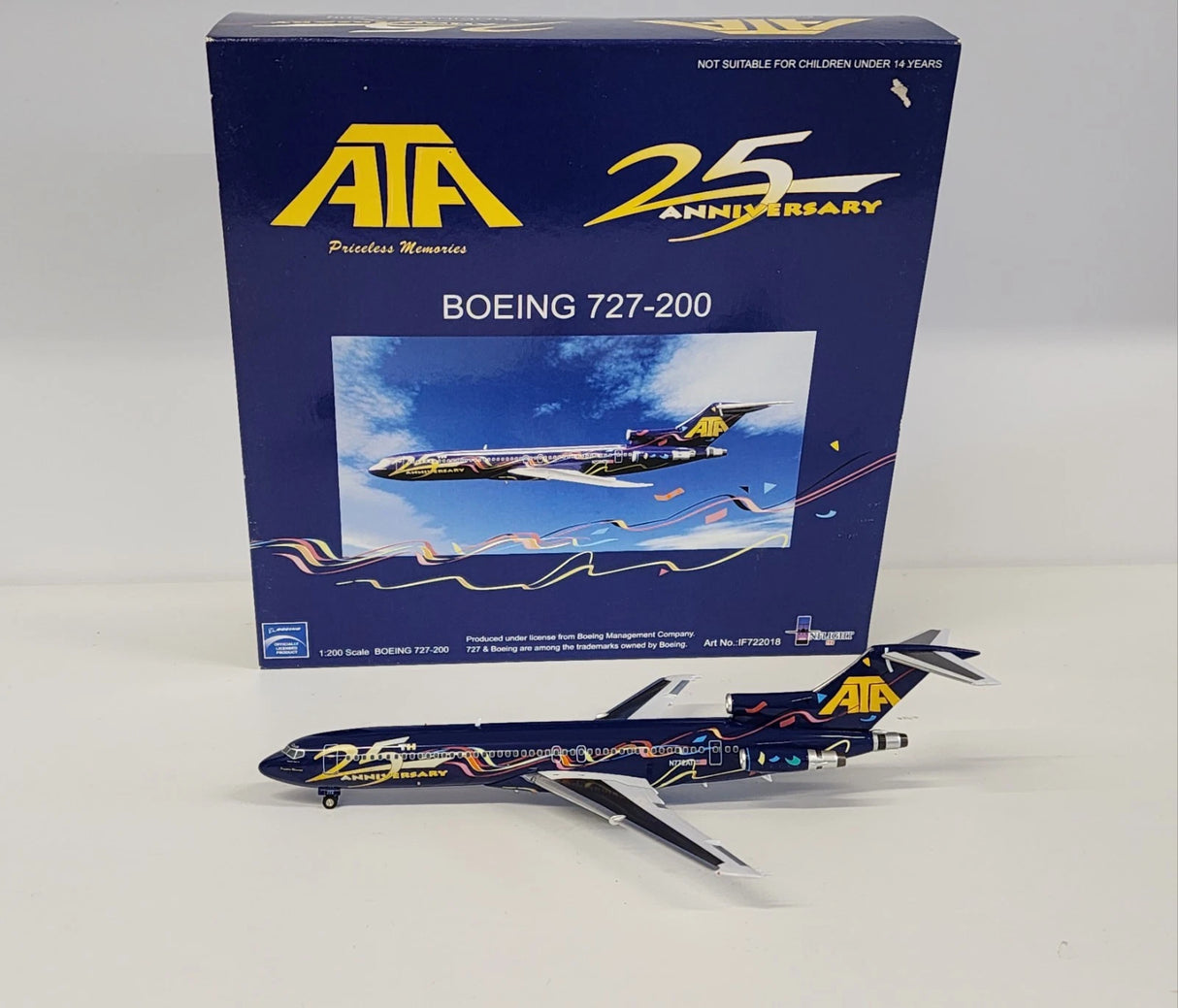 IF722018 | InFlight200 1:200 | Boeing 727-200 ATA '25th Anniversary' N772AT