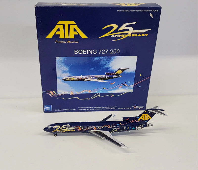 IF722018 | InFlight200 1:200 | Boeing 727-200 ATA '25th Anniversary' N772AT