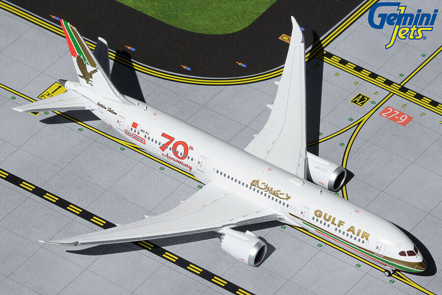 GJGFA1909 | Gemini Jets 1:400 1:400 | Boeing 787-9 Gulf Air 'retro' A9C-FG