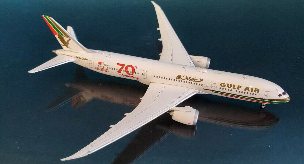 GJGFA1909 | Gemini Jets 1:400 1:400 | Boeing 787-9 Gulf Air 'retro' A9C-FG