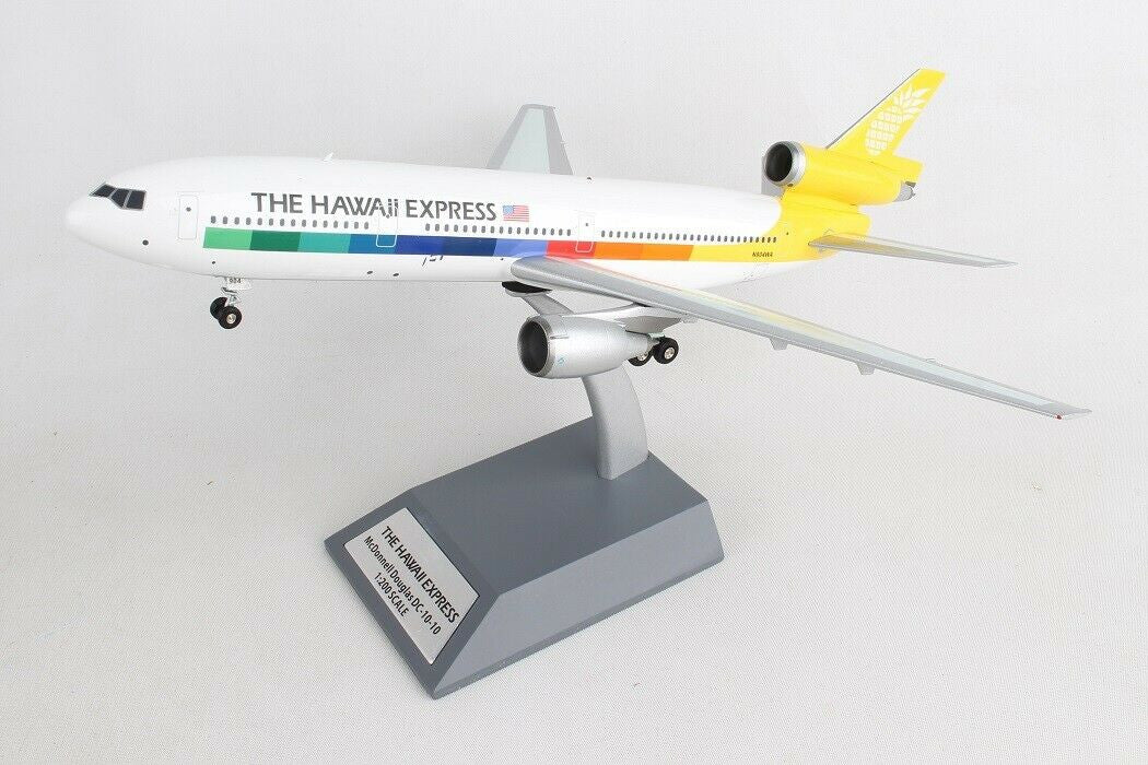 IFLPDC10001 | InFlight200 1:200 | McDonnell Douglas DC-10-10 N904WA Hawaiin Express (with stand)